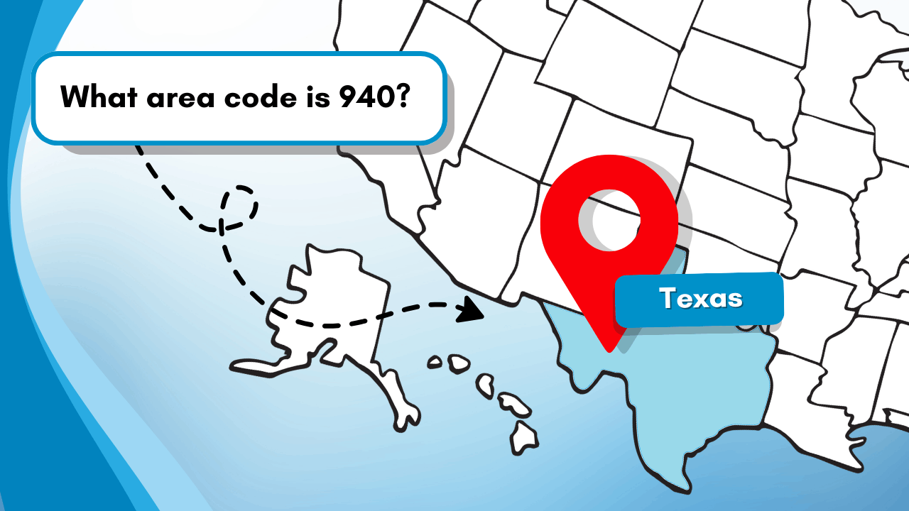 What area code is 940