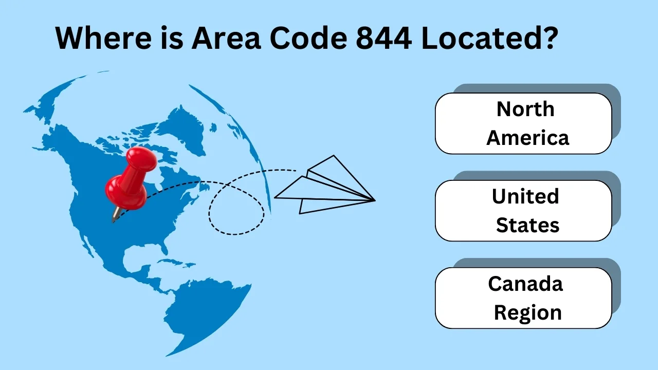 Where is Area Code 844 Located