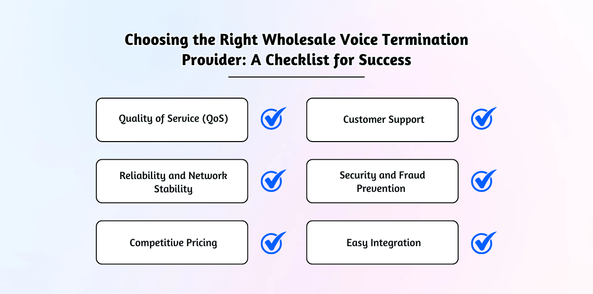 Choosing the Right Wholesale Voice Termination Provider_ A Checklist for Success