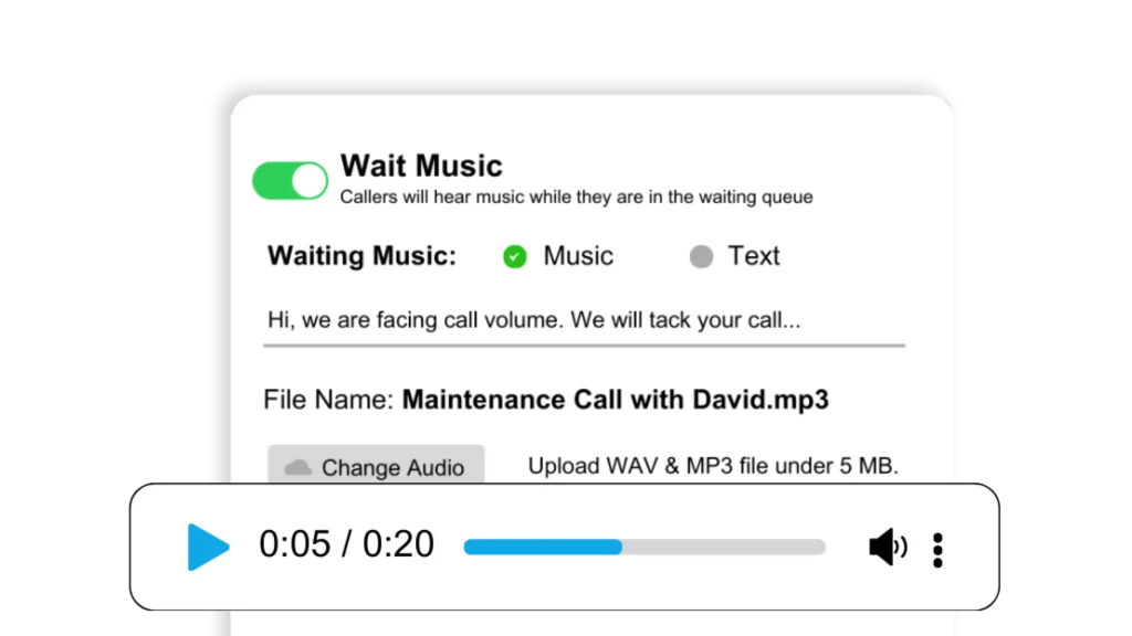 Engage Callers with Custom Hold Audio