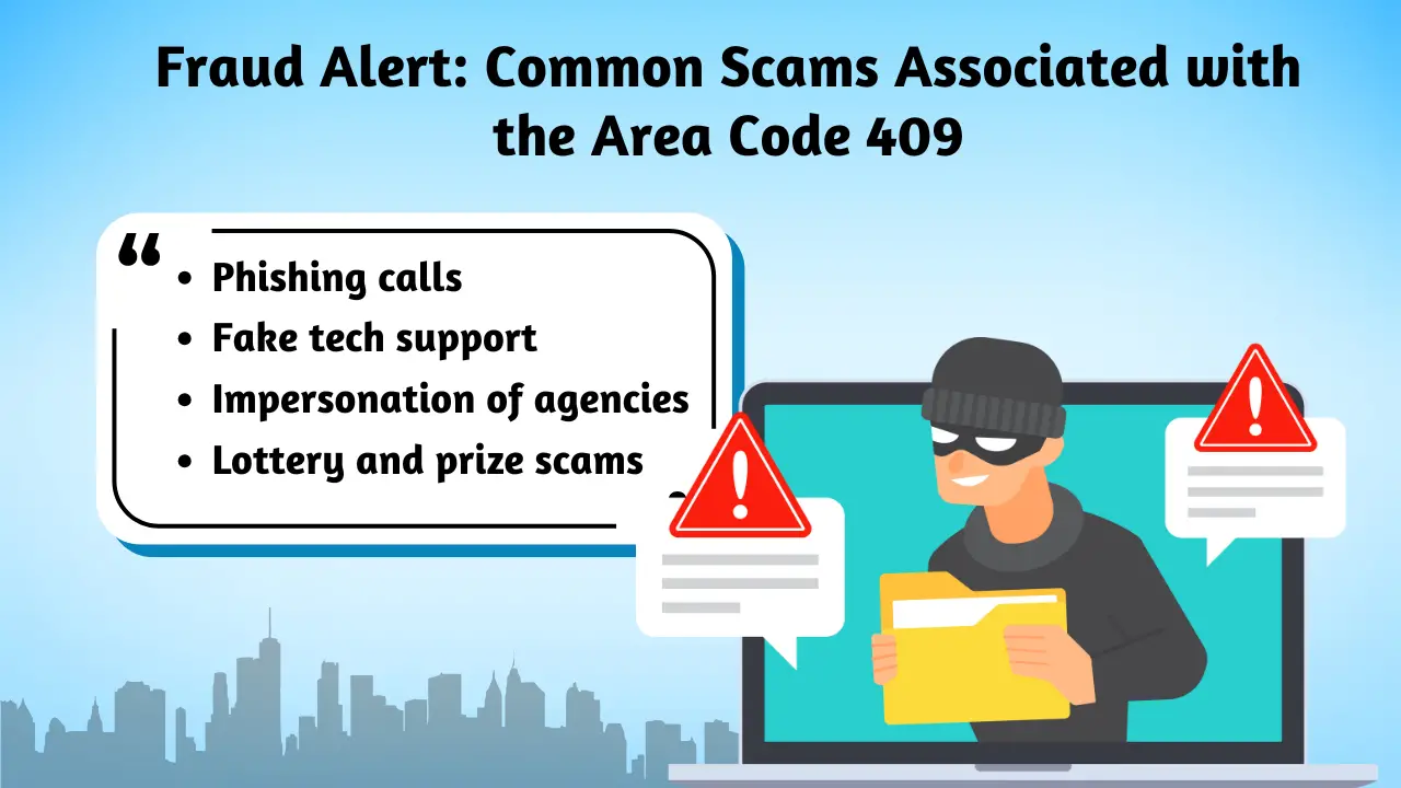 Fraud Alert Common Scams Associated with the Area Code 409