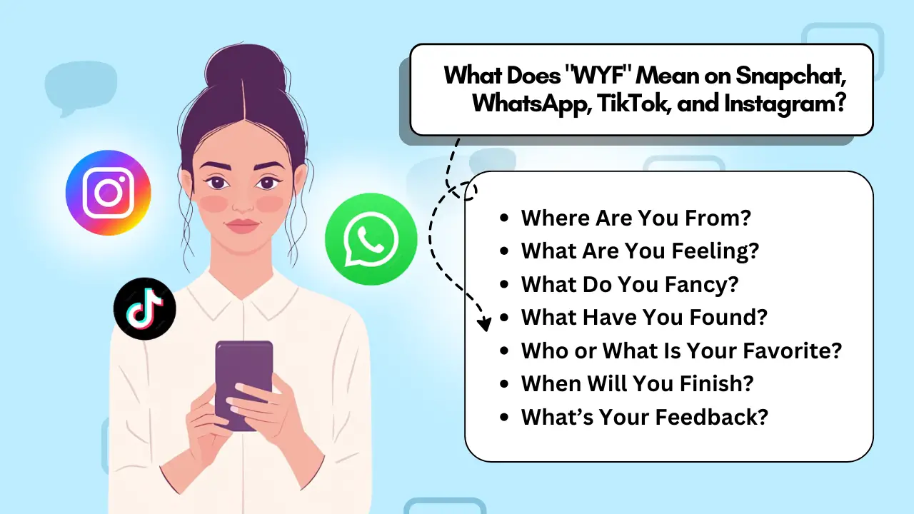 What Does WYF Mean on Snapchat, WhatsApp, TikTok, and Instagram