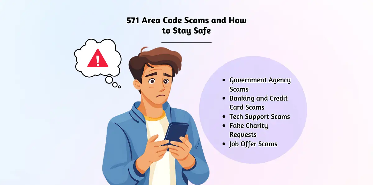 571 Area Code Scams and How to Stay Safe
