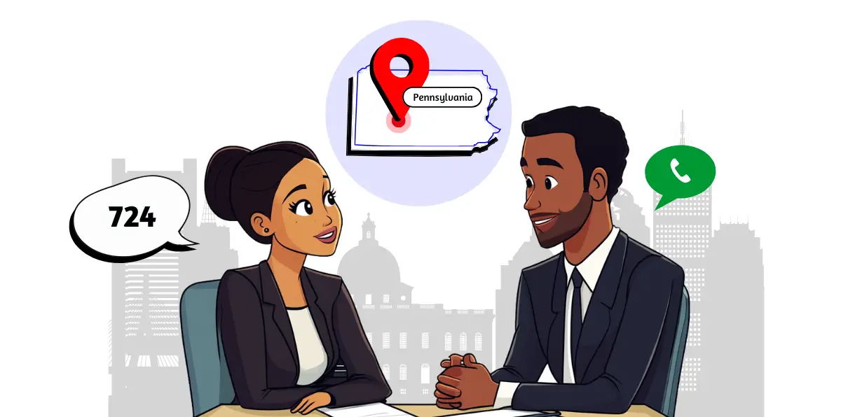 724 Area Code Pennsylvania_ Location, Coverage & Dialing Rules