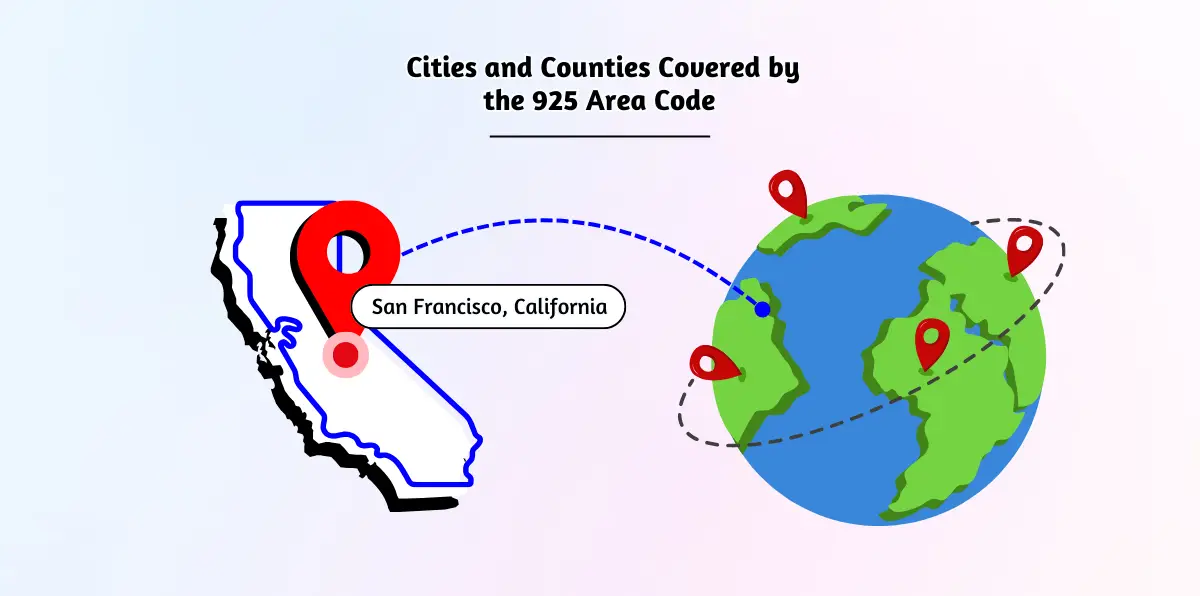 Cities and Counties Covered by the 925 Area Code