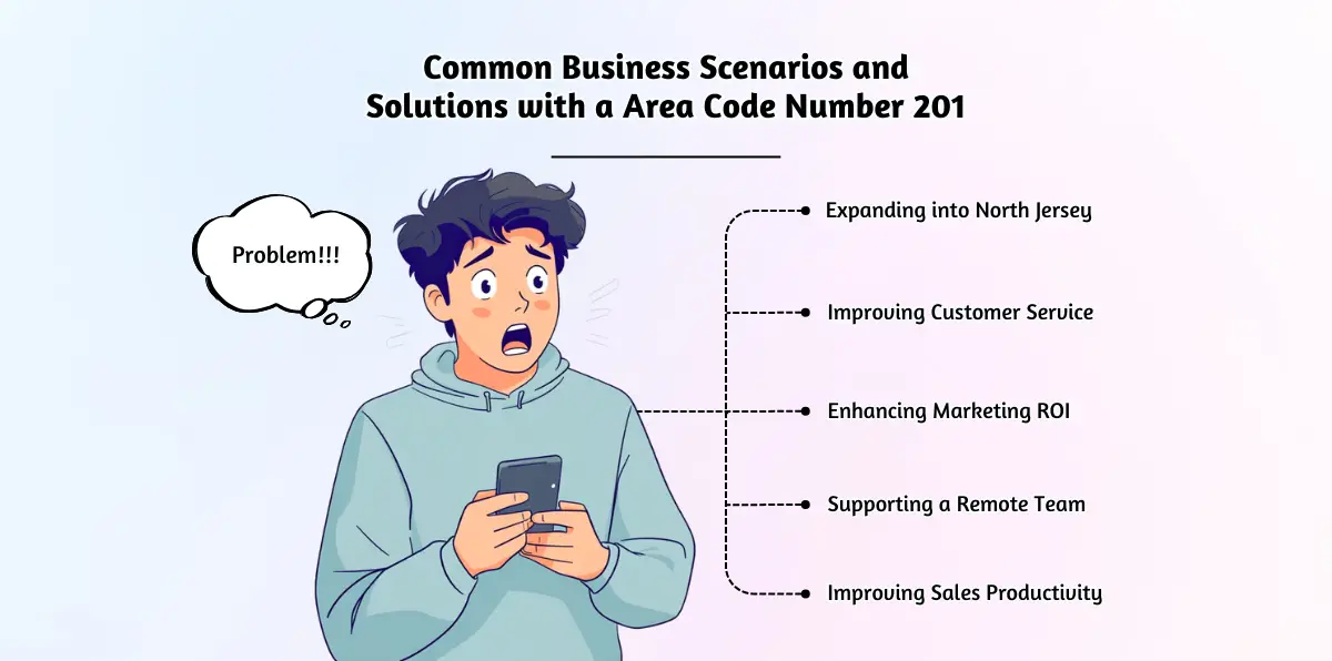 Common Business Scenarios and Solutions with a Area Code Number 201