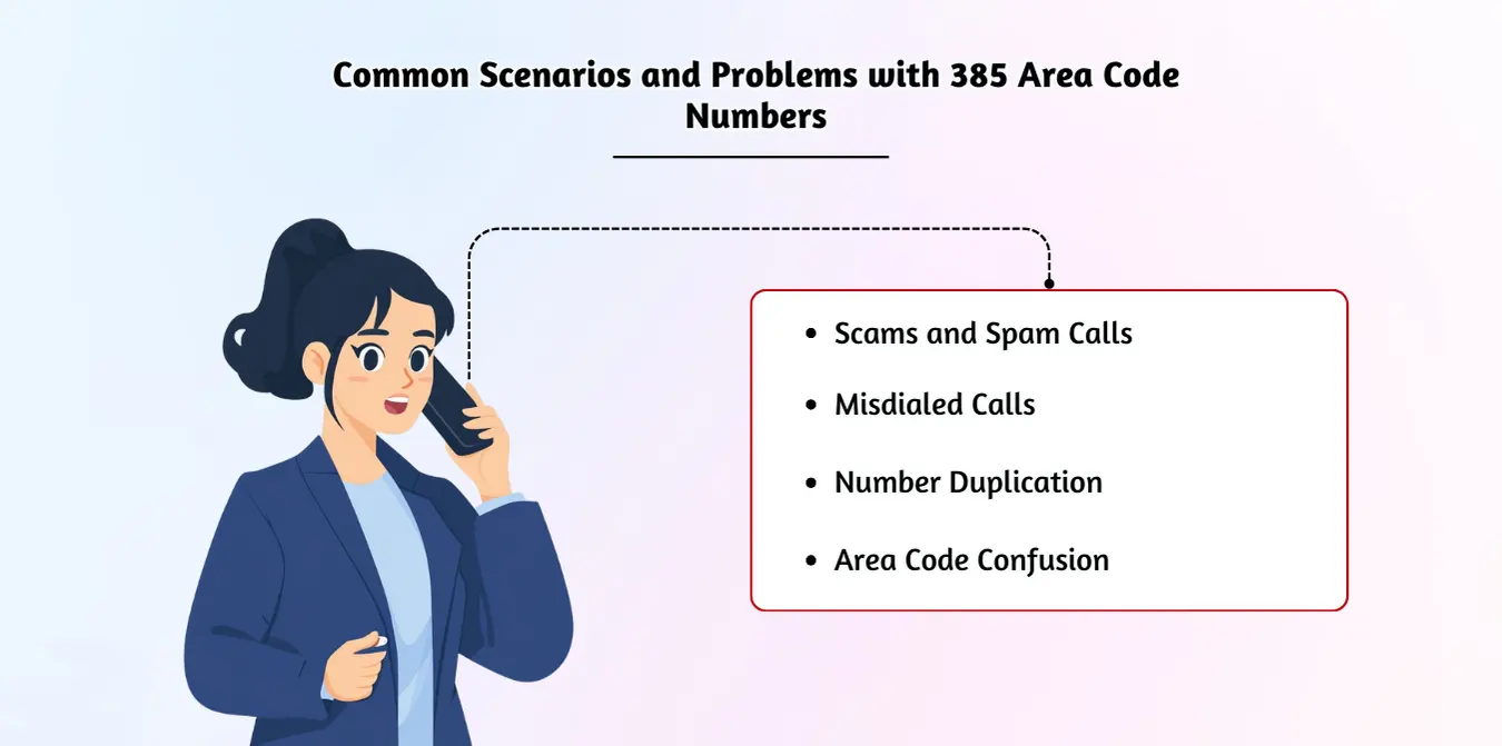 Common Scenarios and Problems with 385 Area Code Numbers