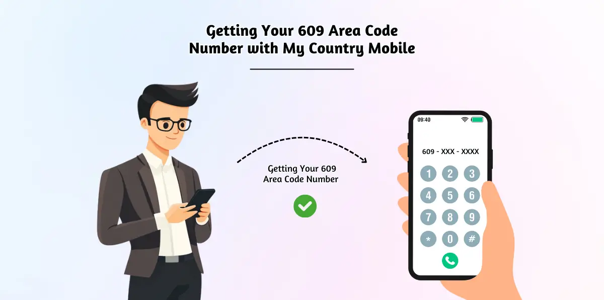 Getting Your 609 Area Code Number with My Country Mobile