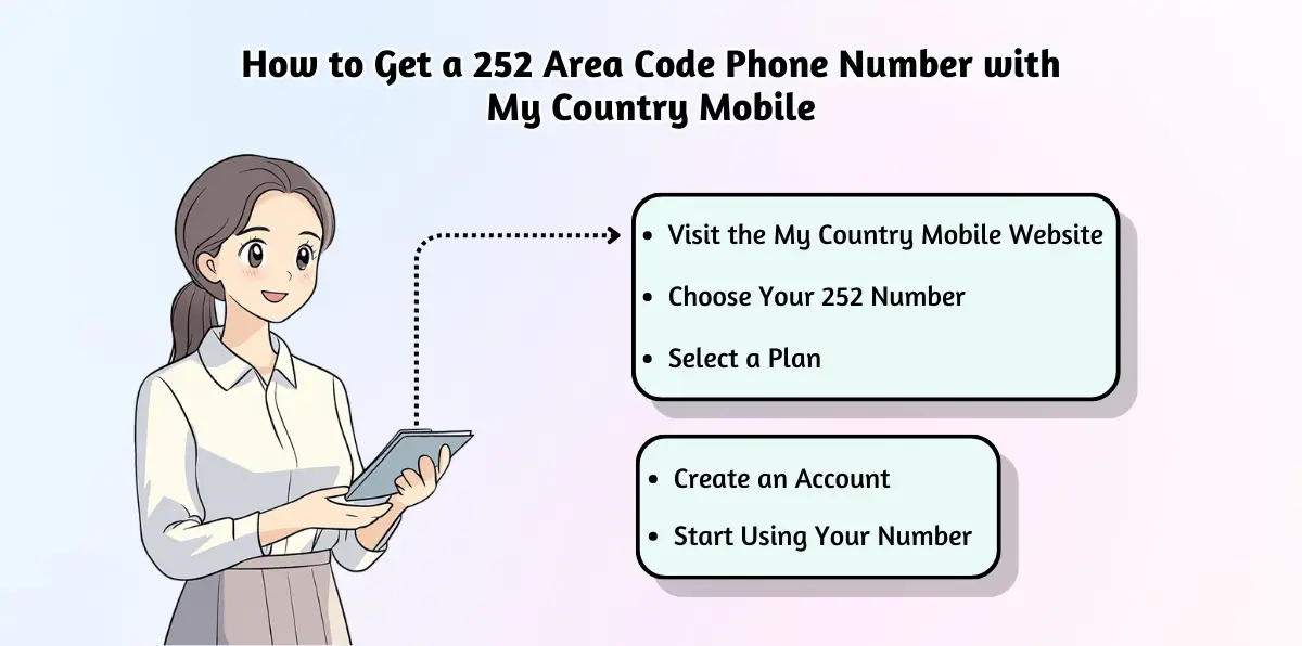 How to Get a 252 Area Code Phone Number with My Country Mobile