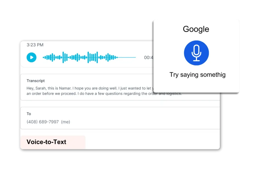 Voice-to-Text in Wholesale Voice Services