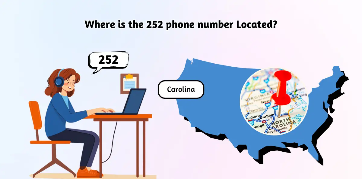 Where is the 252 phone number Located