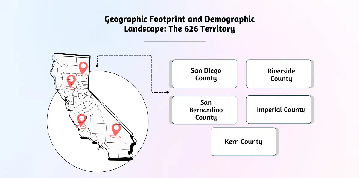 Geographic Footprint and Demographic Landscape_ The 626 Territory