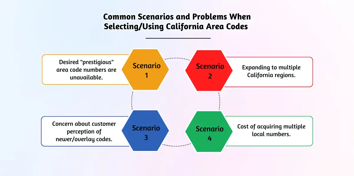 Common Scenarios and Problems When SelectingUsing California Area Codes (And Solutions)
