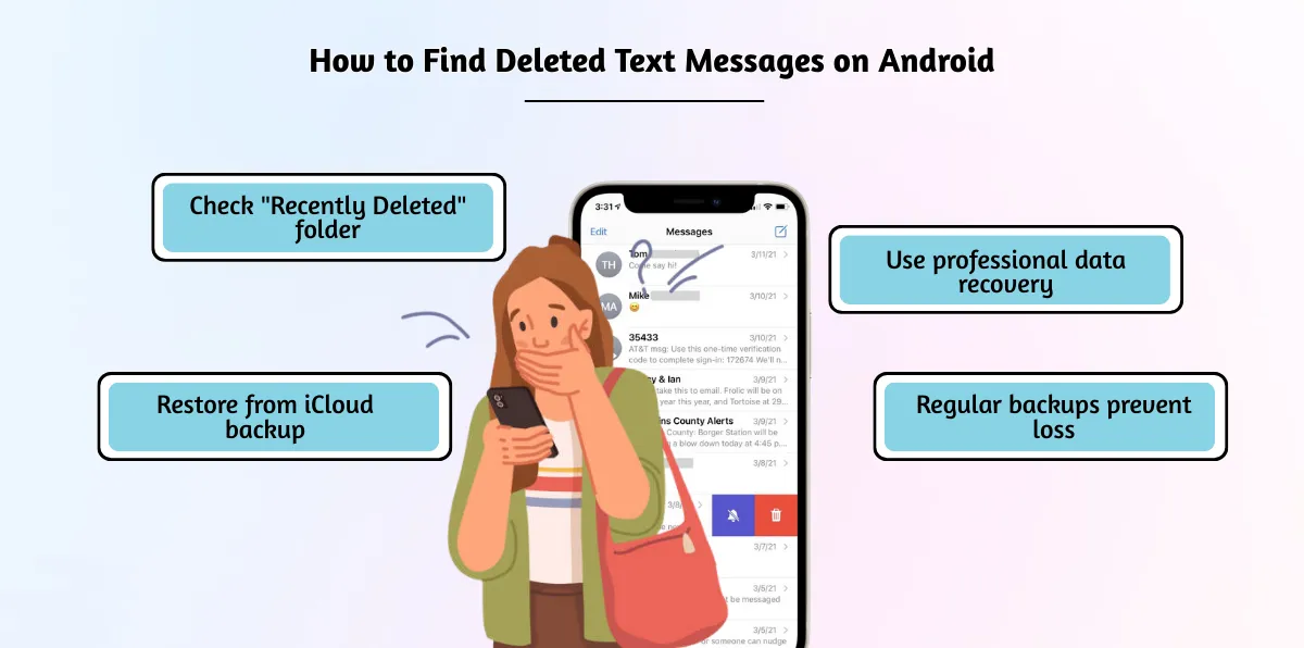 How to Find Deleted Text Messages on Android