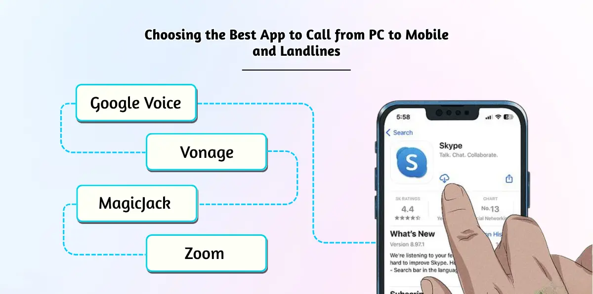 Choosing the Best App to Call from PC to Mobile and Landlines