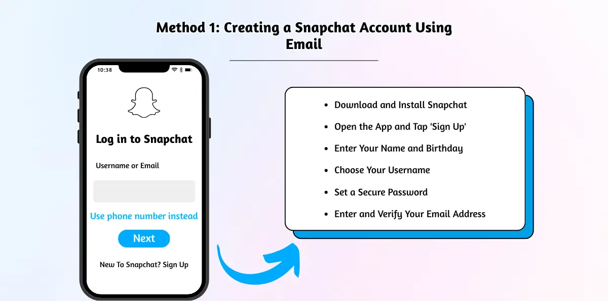 Method 1_ Creating a Snapchat Account Using Email