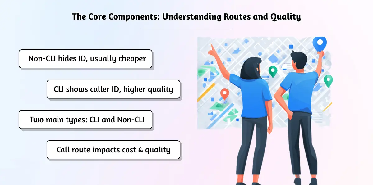 Key elements of voice termination.