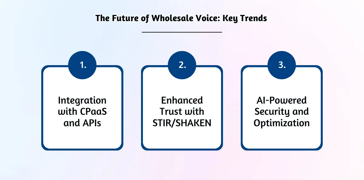 Key wholesale voice industry trends.