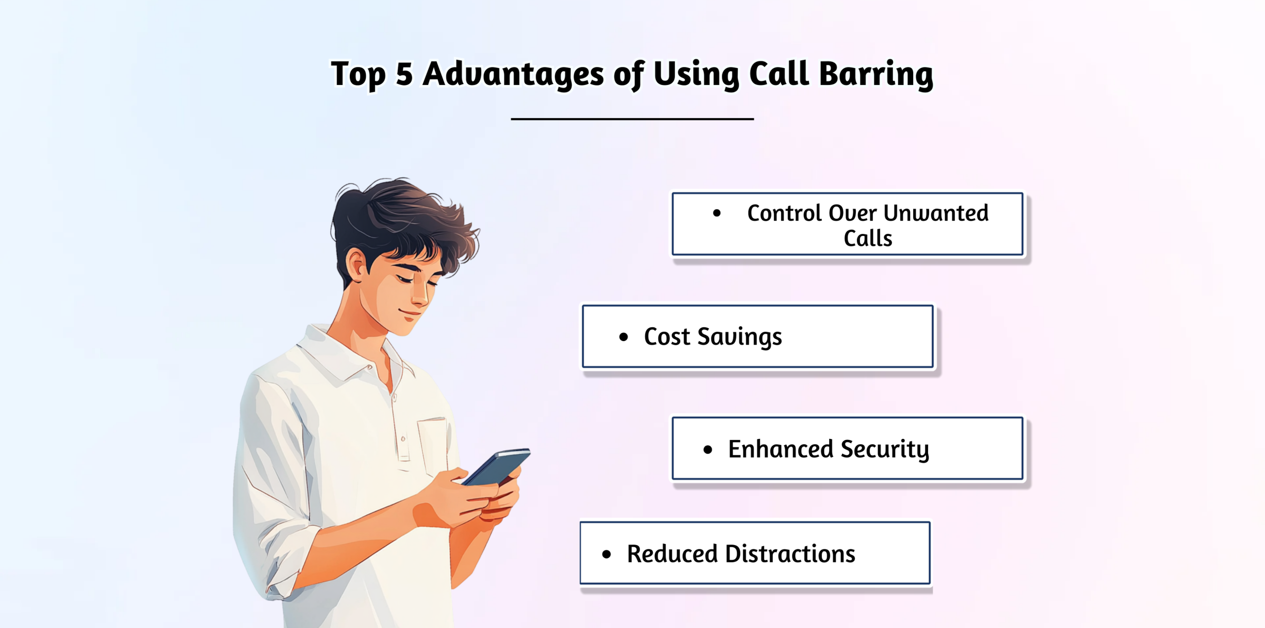 Five key benefits of call-barring.