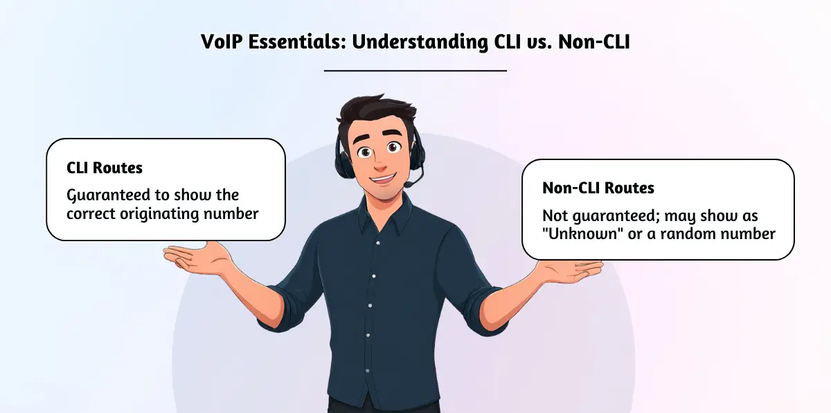 Comparing CLI and Non-CLI routes.