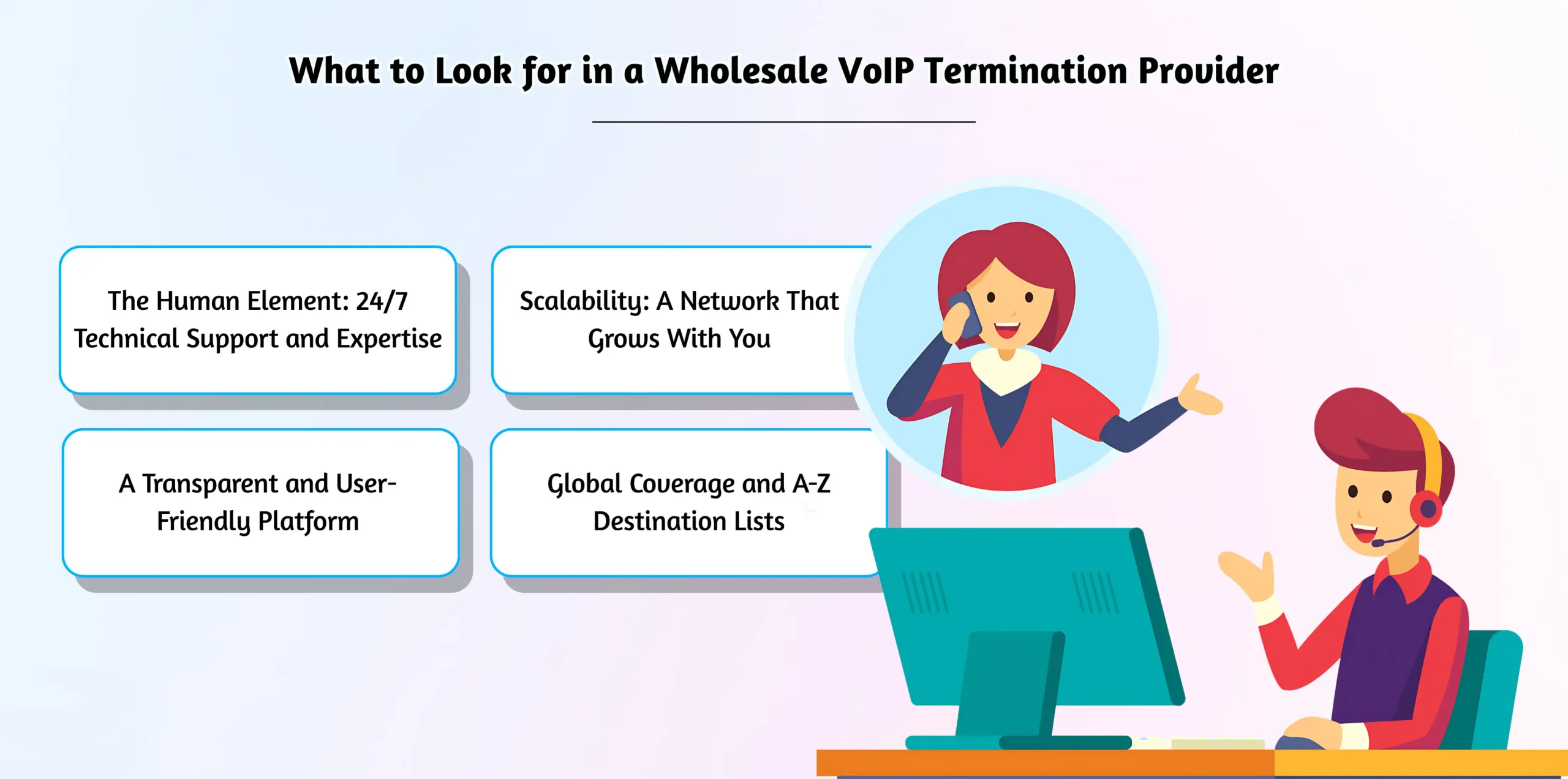 Choosing a quality VoIP provider.