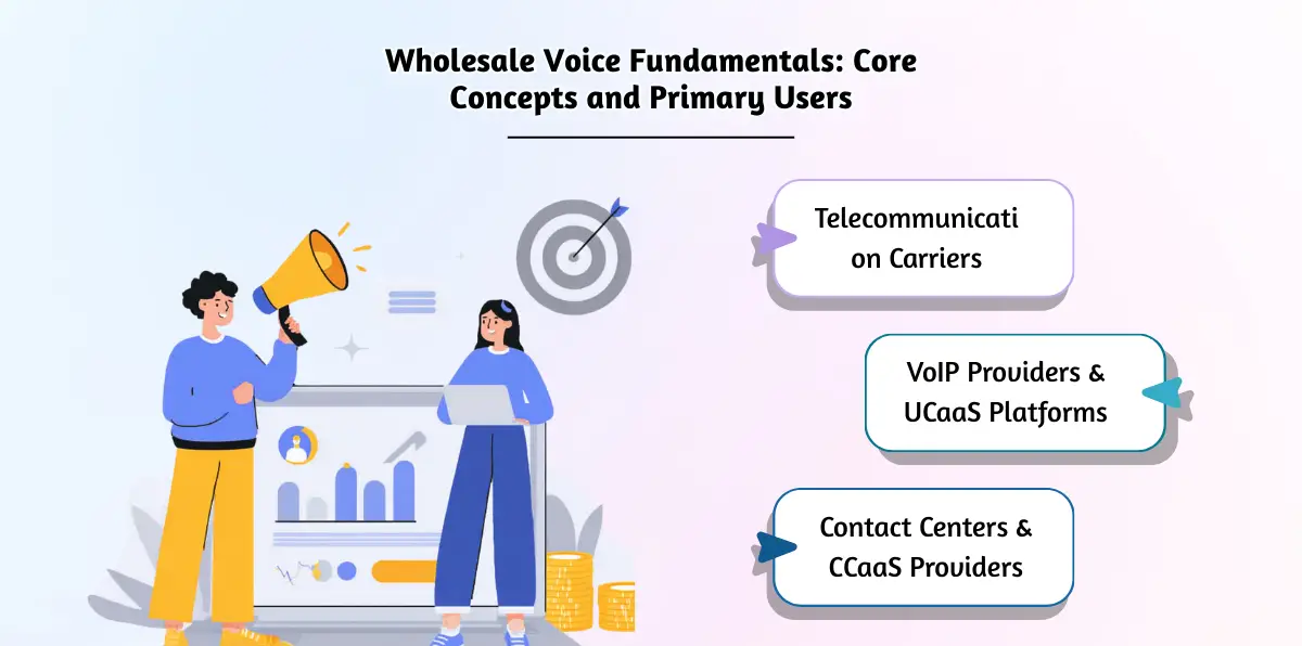 Explaining wholesale voice fundamental concepts.