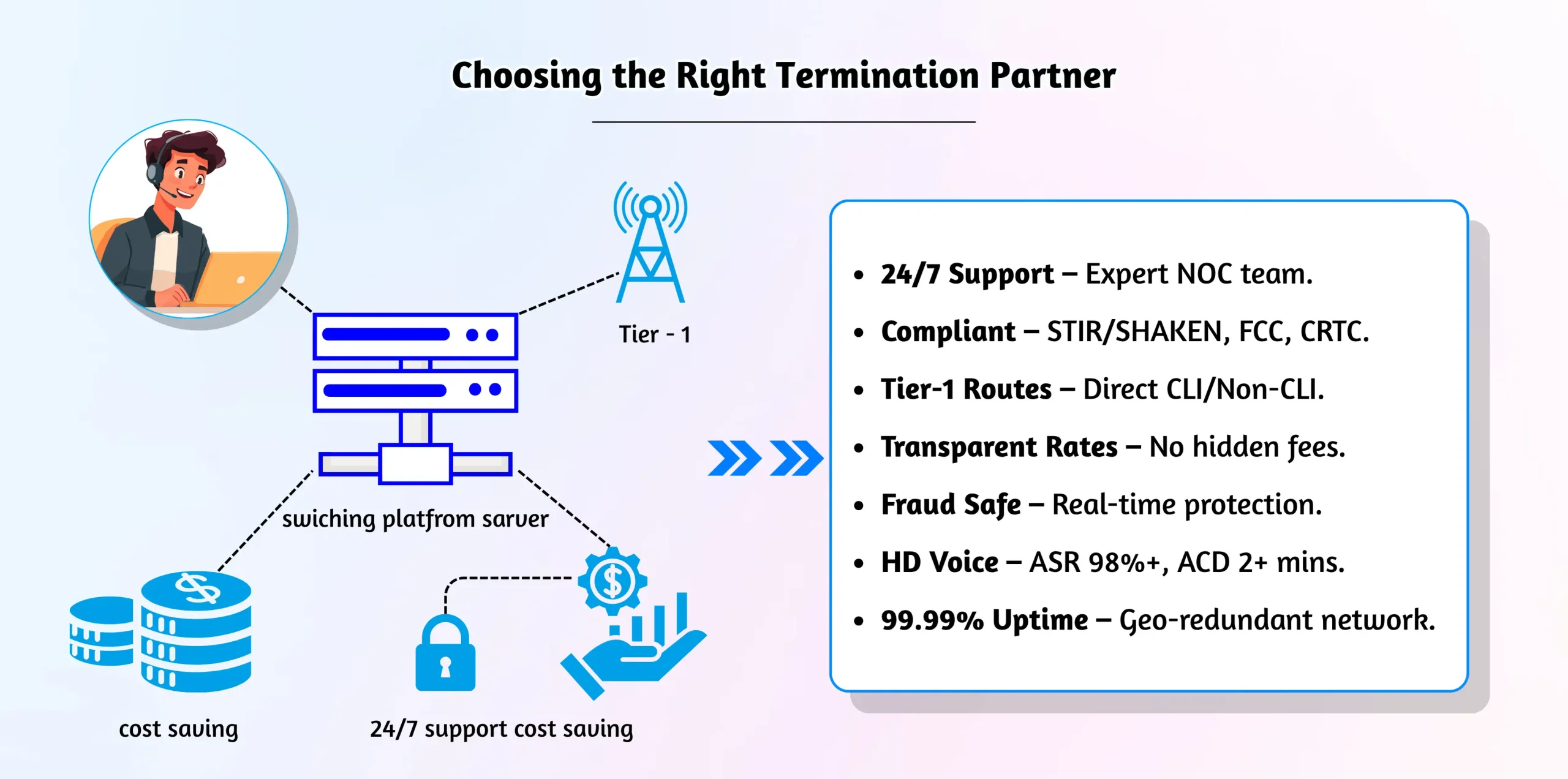 Wholesale Voice Termination Partner