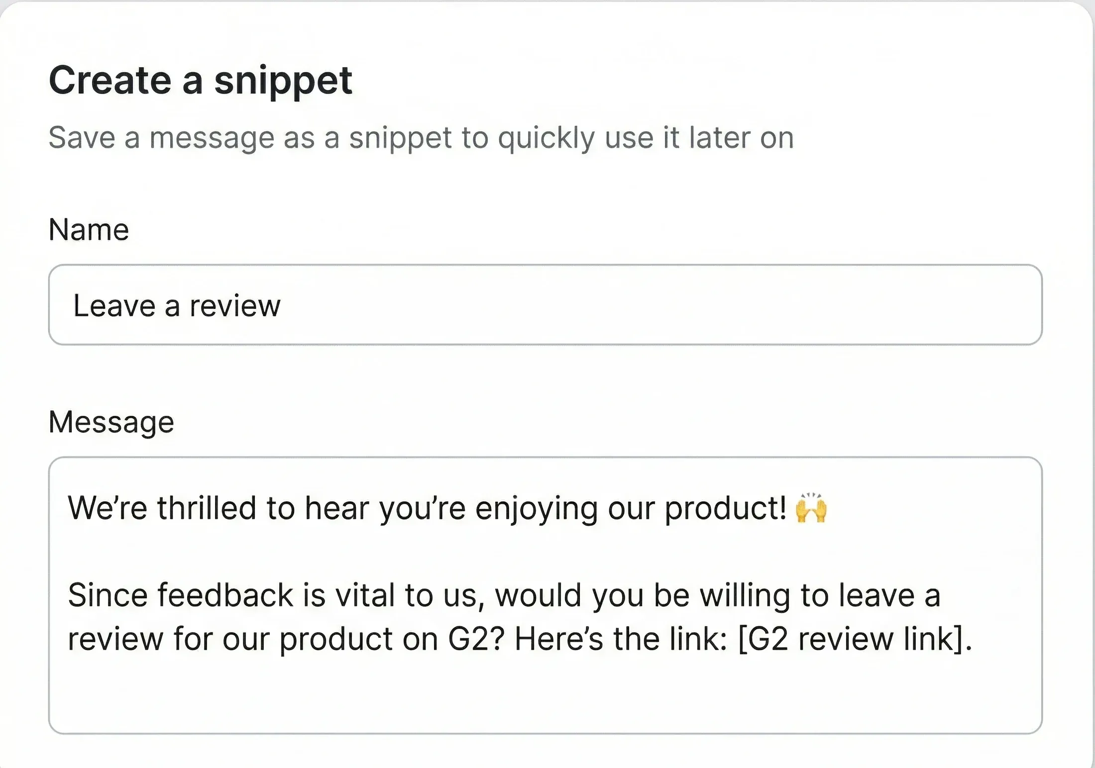 Quick-responses