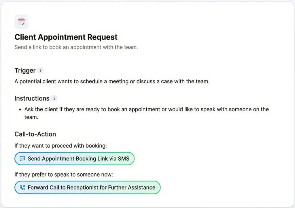 demande de rendez-vous client