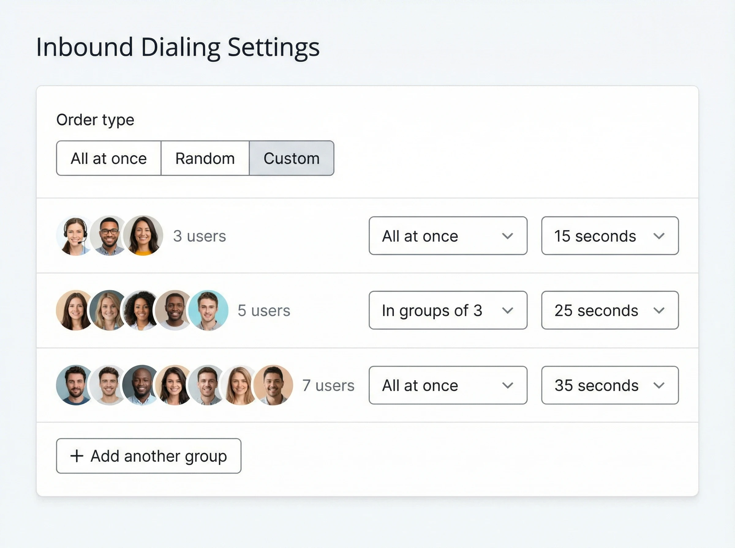 inbound dialing