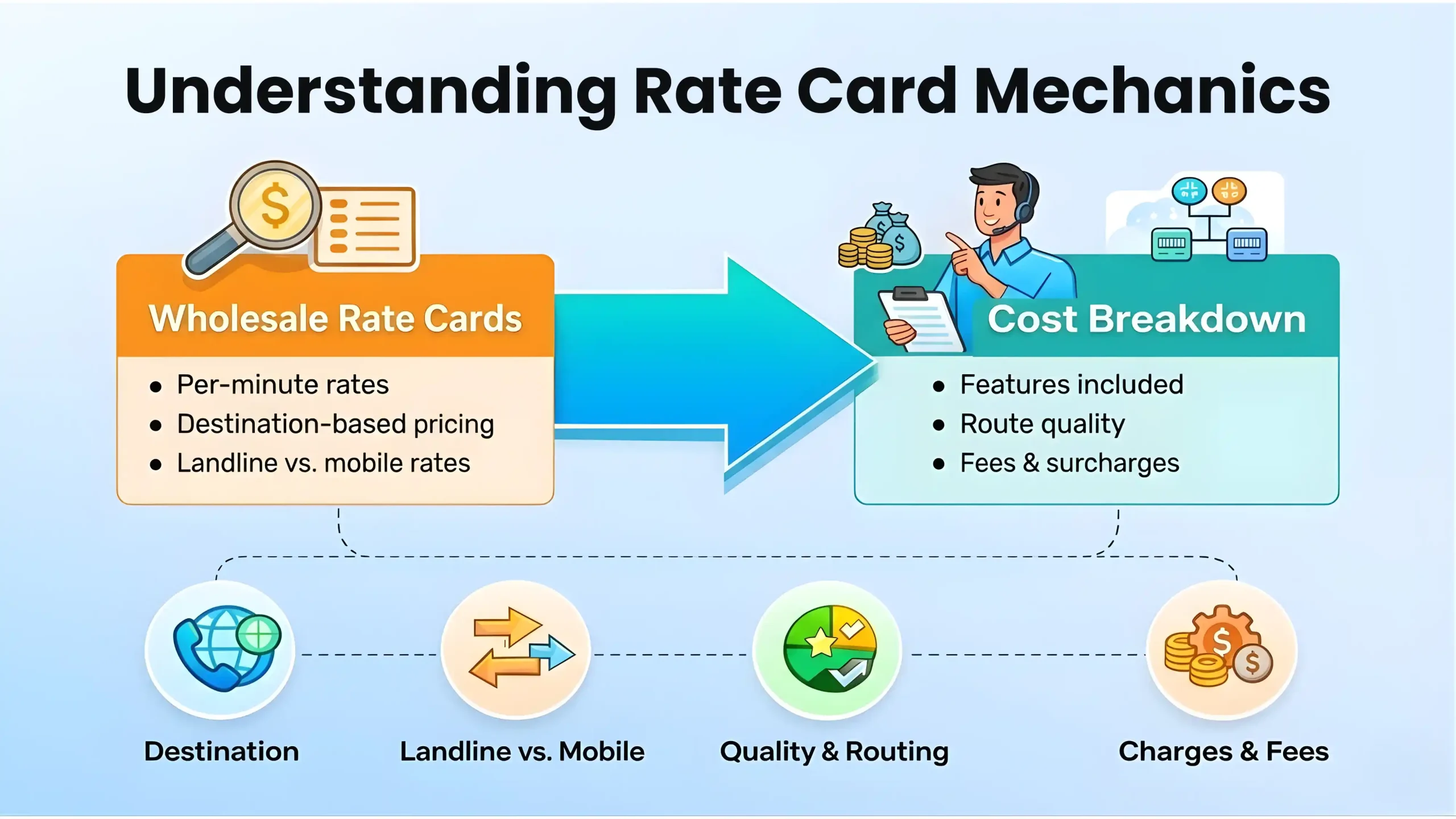 Understanding rates card mechanics