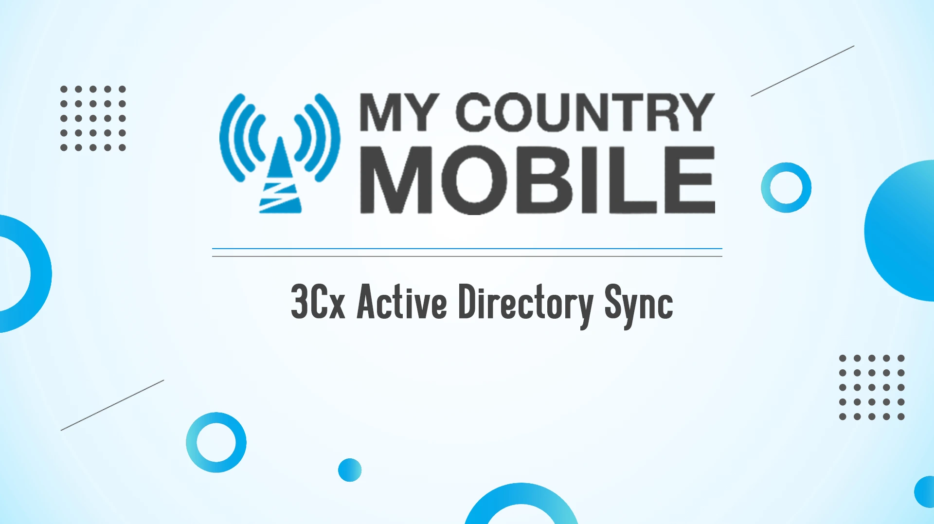 Read more about the article 3Cx Active Directory Sync
