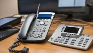 Analog phone on VoIP