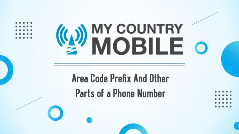 Area Code Prefix And Other Parts of a Phone Number