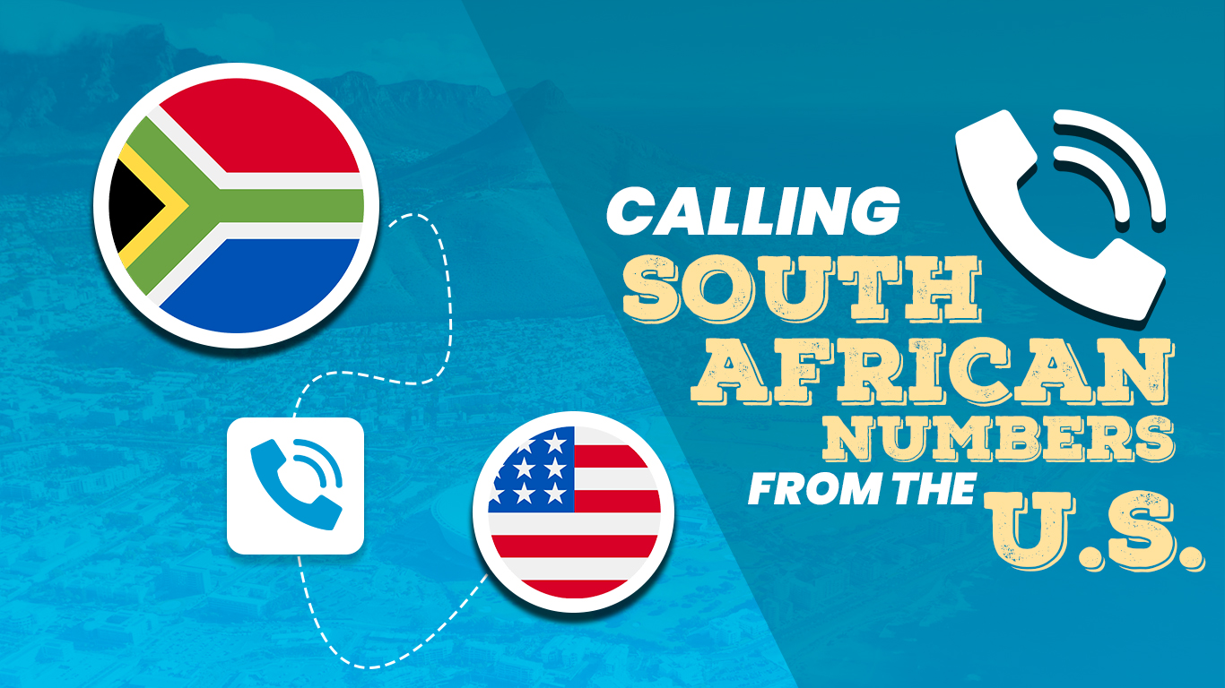 how to call to south africa from usa