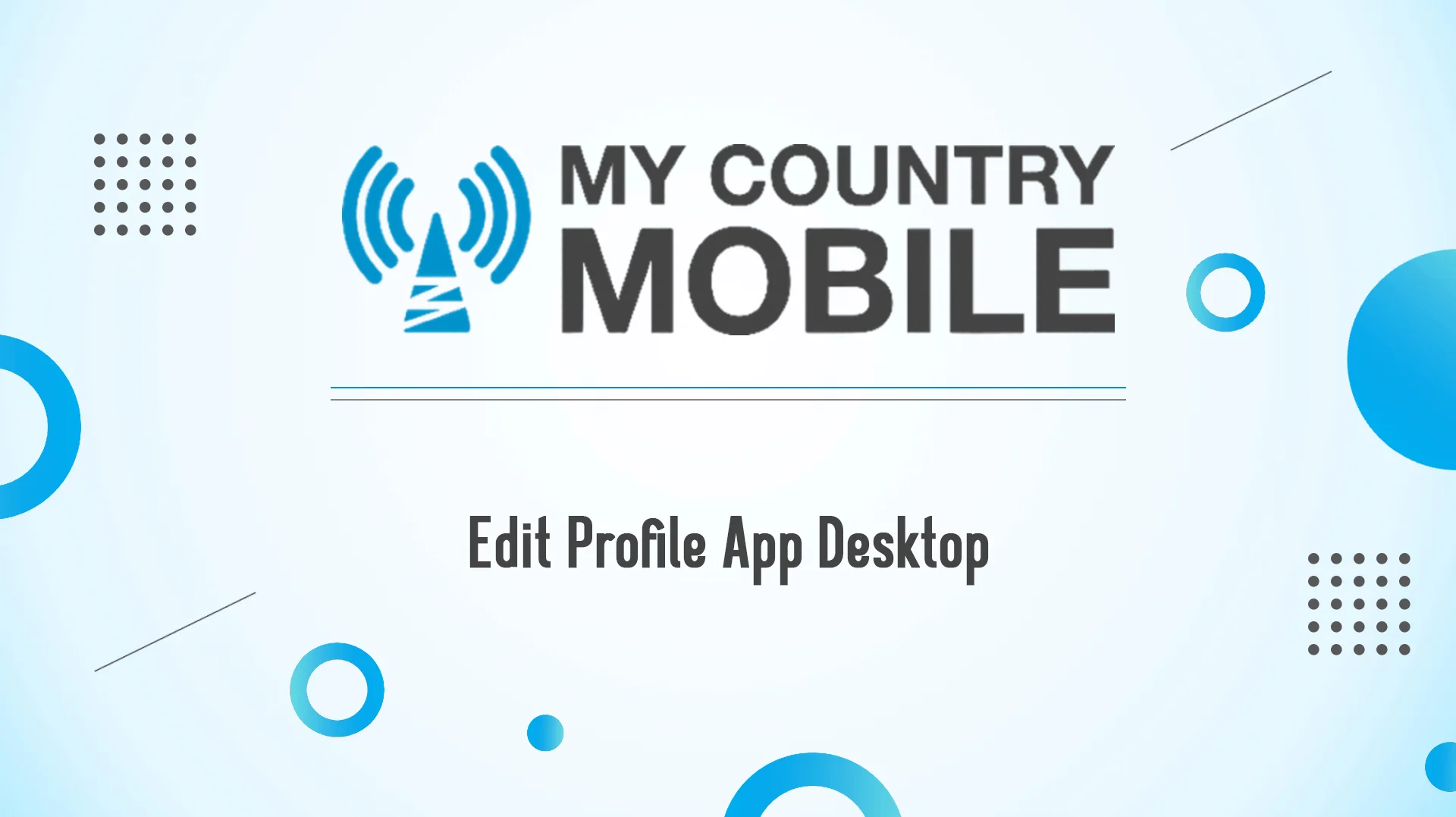 Read more about the article Edit Profile App Desktop