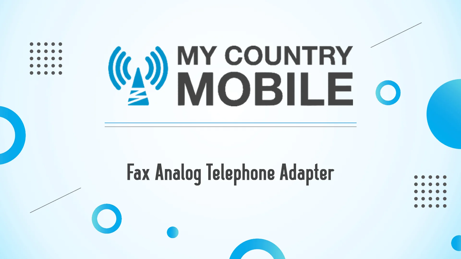 Read more about the article Fax Analog Telephone Adapter