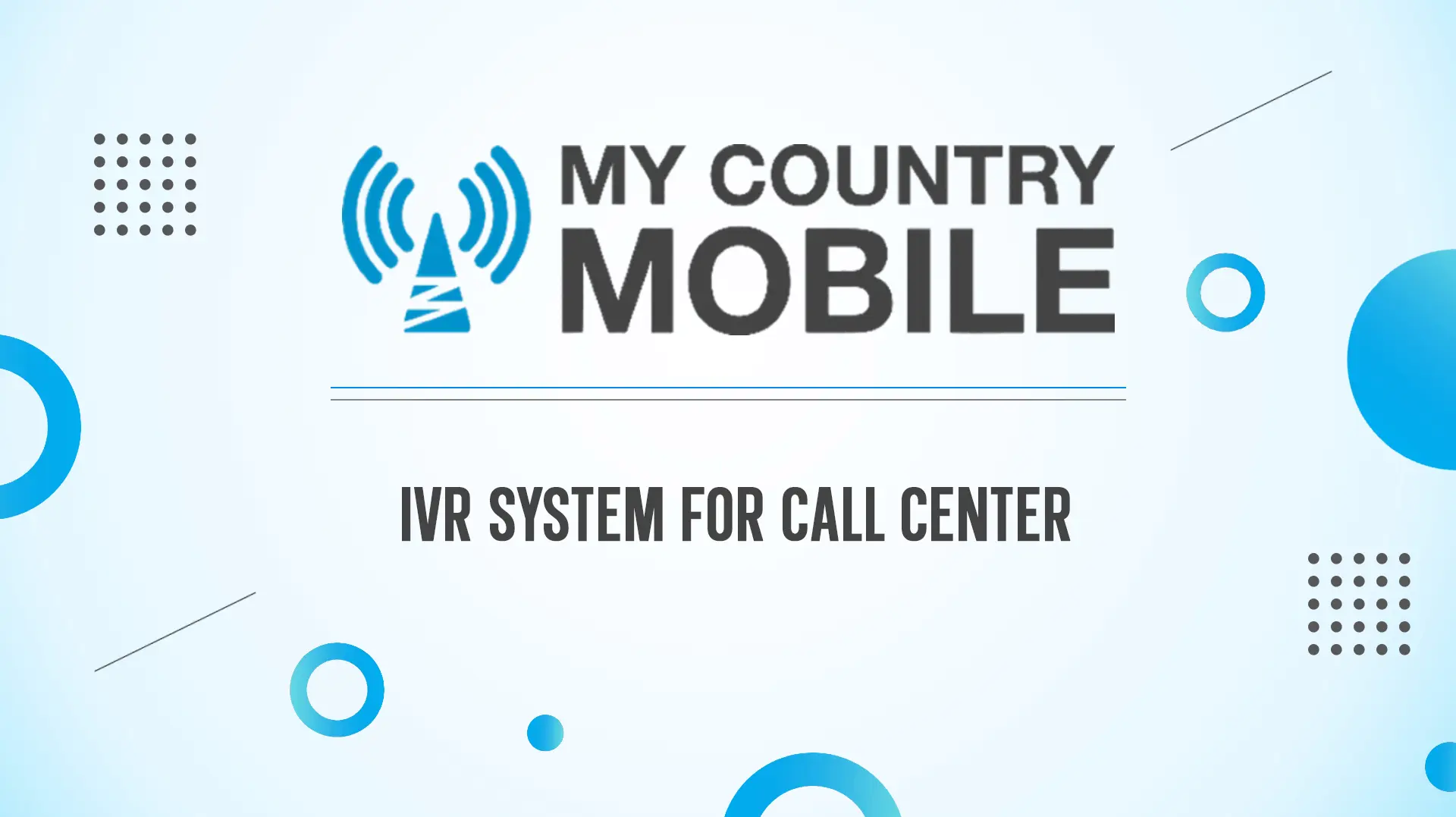 IVR System For Call Center