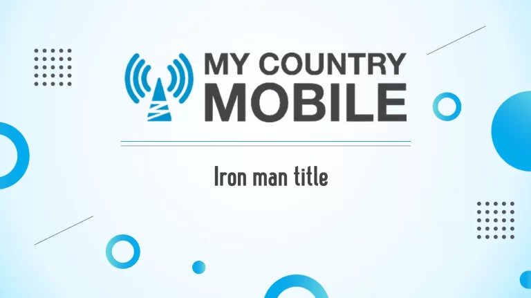 Iron man title