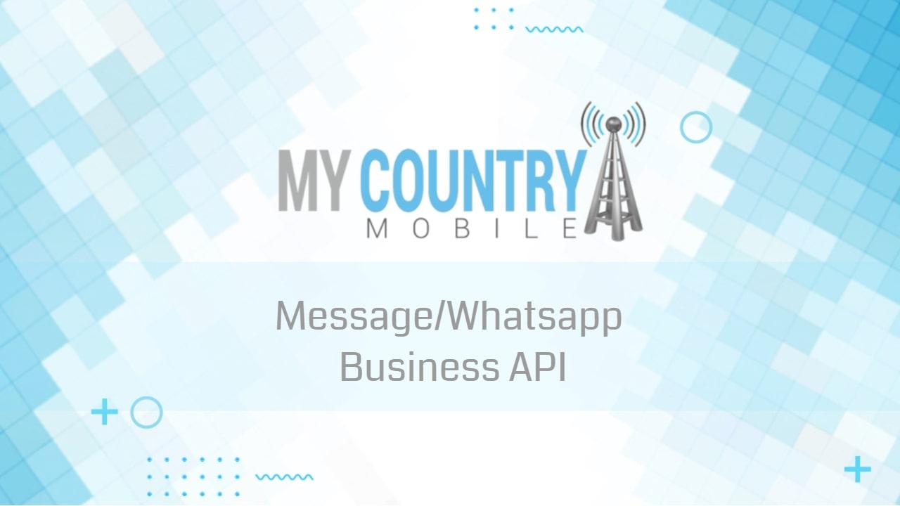 You are currently viewing Message/Whatsapp Business API