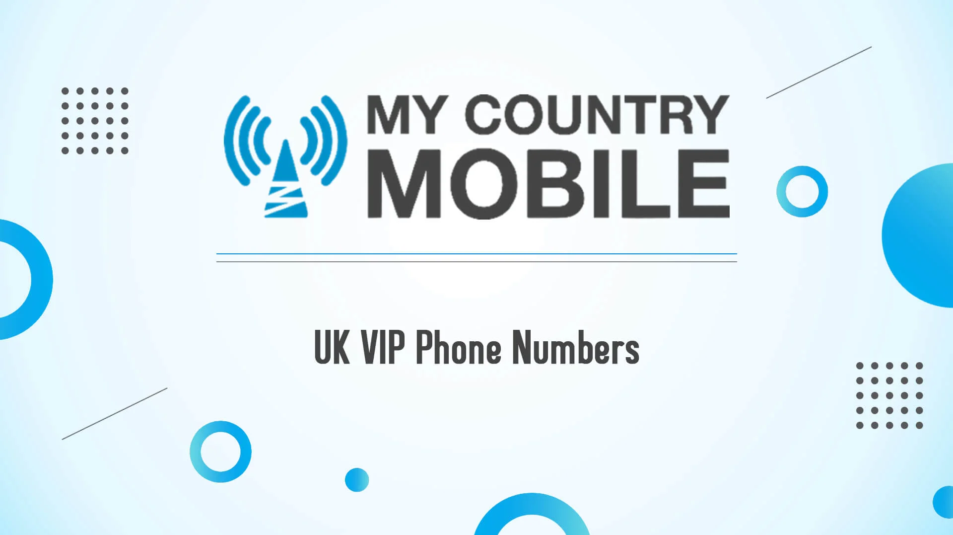 UK VIP Phone Numbers