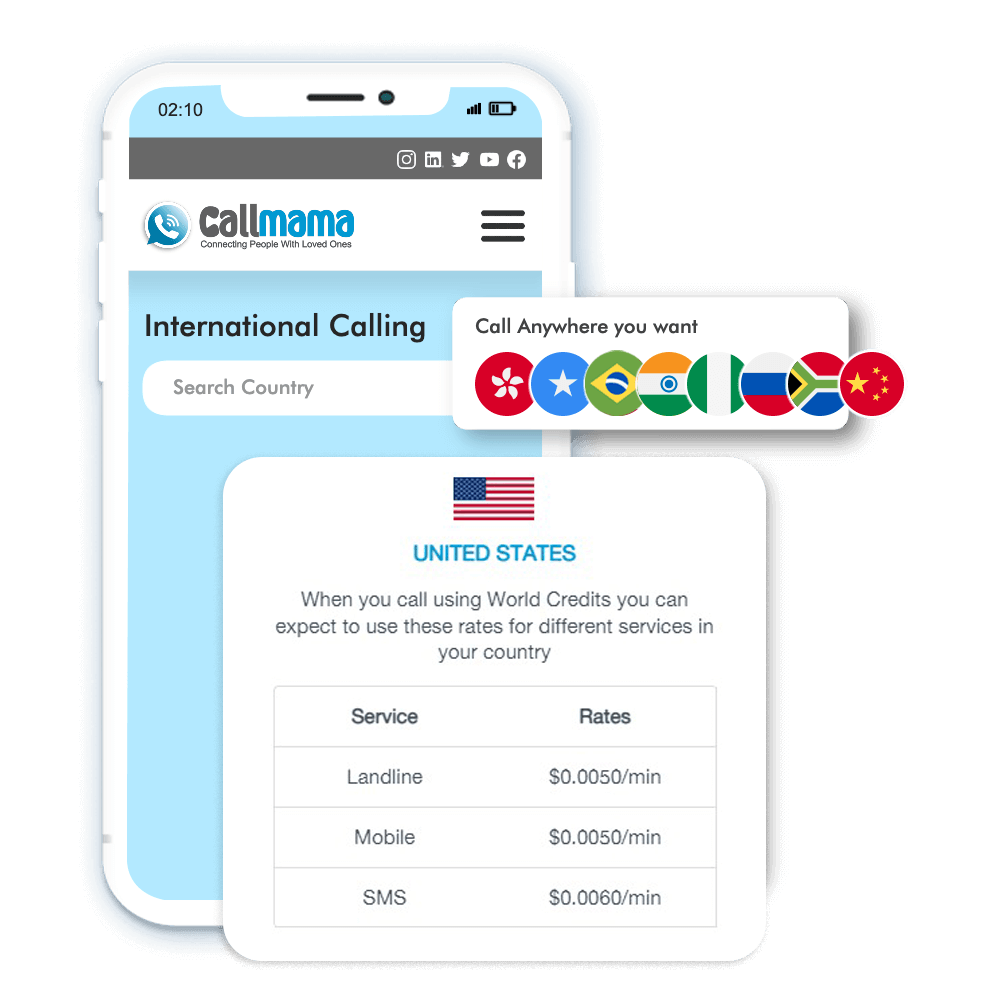International Calling app